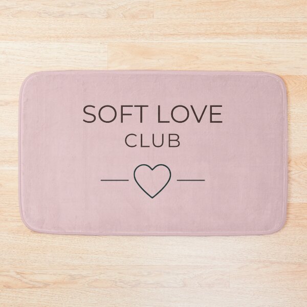 Item preview, Soft Love Club Minimal Love Typography designed and sold by Minimalist Typography.