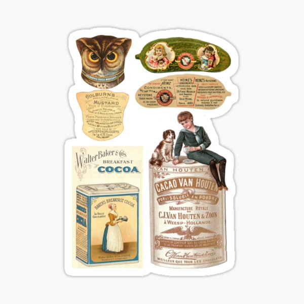 Vintage Scrapbooking Labels, Vintage Themed Labels