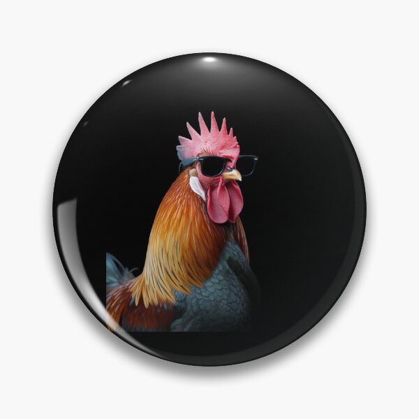 Item preview, Chicken Cool Rooster Wearing Sunglasses designed and sold by angolinnArt.