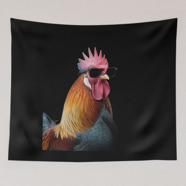Item preview, Chicken Cool Rooster Wearing Sunglasses designed and sold by angolinnArt.