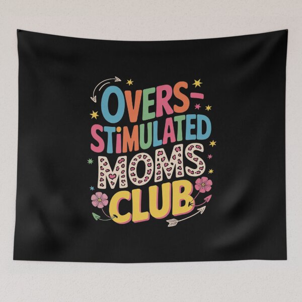 Item preview, Groovy Overstimulated Moms Club Mother's Day Mom designed and sold by joyouartArt.