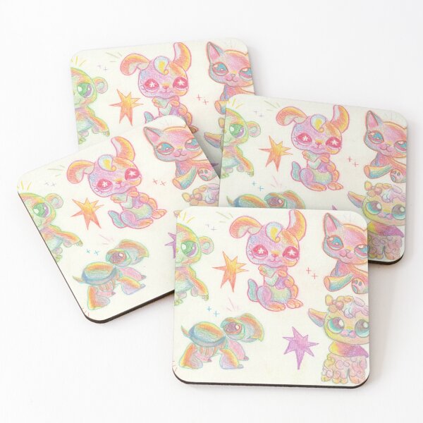 Item preview, Rainbow Littlest Pet Shop  designed and sold by Lots of Doodles.