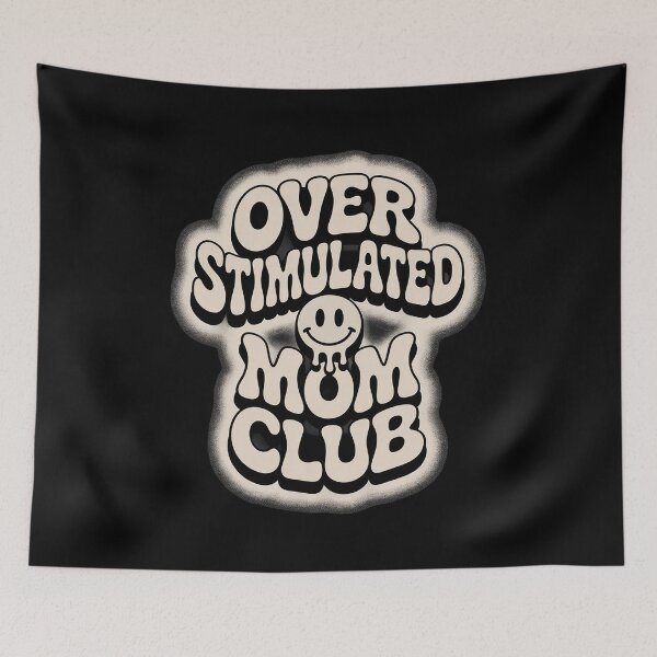 Item preview, Groovy Overstimulated Moms Club Trendy Mom 1 designed and sold by joyouartArt.
