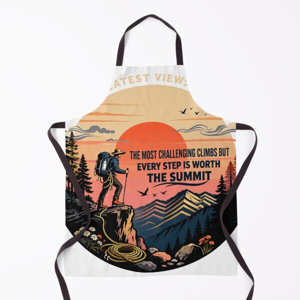 Item preview, The Greatest Views Require the Most Challenging Climbs – Summit Worth It designed and sold by Dxvect.