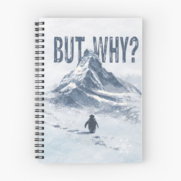 Item preview, Nihilist Penguin But Why POSTER  designed and sold by Batata-7m7.
