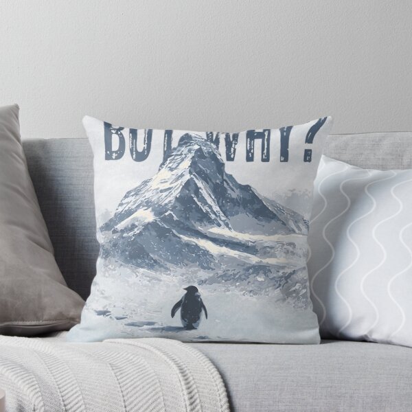 Item preview, Nihilist Penguin But Why POSTER  designed and sold by Batata-7m7.