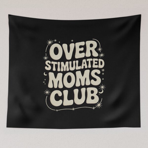 Item preview, Groovy Overstimulated Moms Club Trendy Mom 4 designed and sold by joyouartArt.