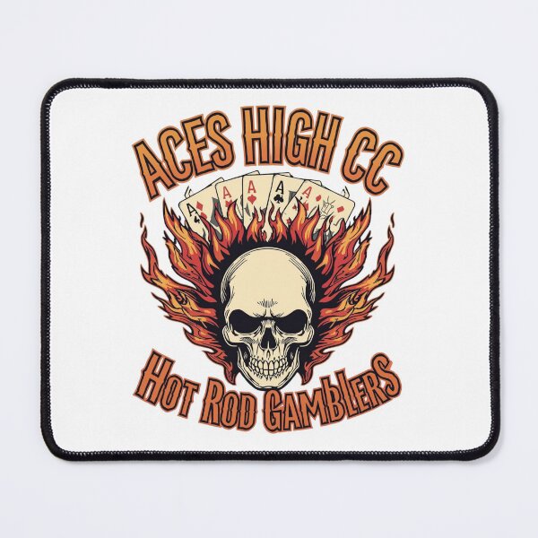 Item preview, Aces High Car Club designed and sold by RisingWolfStudio.