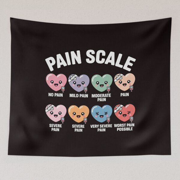 Item preview, Valentine Nurse Pain Scale – Funny Healthcare Nurse Triage Design designed and sold by Redgiant87x.