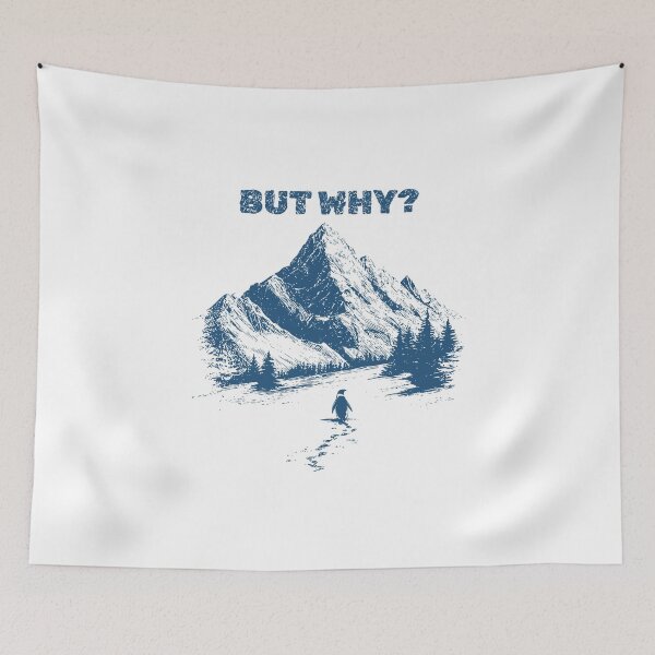 Item preview, The Philosophical Penguin - "But Why?" designed and sold by FOFANOS28.