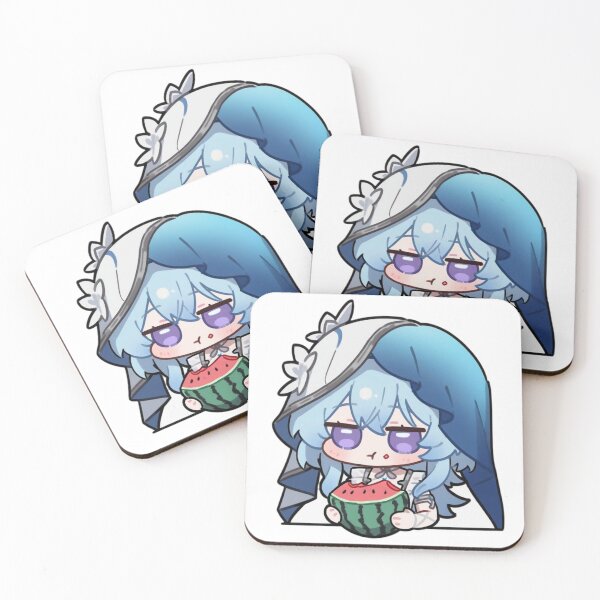 Item preview, Wuthering Waves Shorekeeper Eating Watermelon designed and sold by KomiArts.