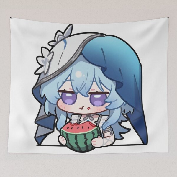Item preview, Wuthering Waves Shorekeeper Eating Watermelon designed and sold by KomiArts.