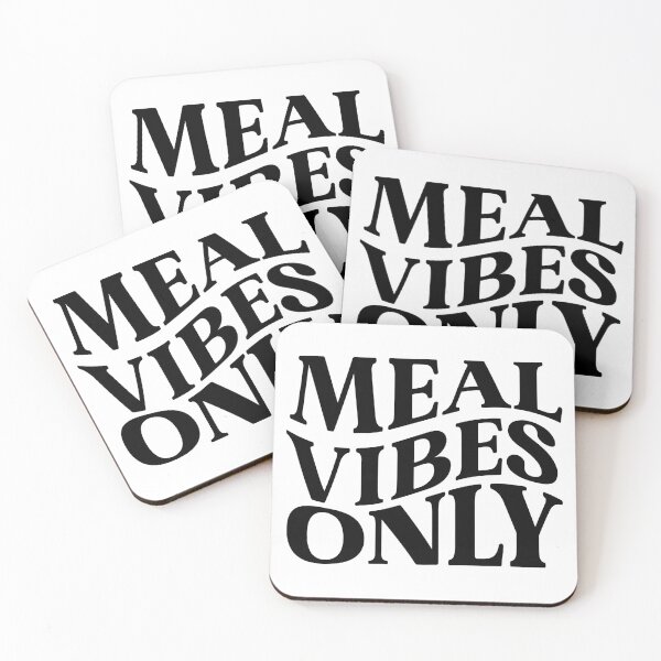 Item preview, Meal Vibes Only – Funny Food Quote for Food Lovers & Snack Culture designed and sold by ZachTheDesigner.