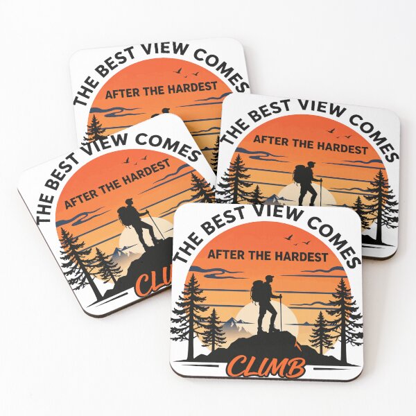 Item preview, The Best View Comes After the Hardest Climb – Sunset Hike designed and sold by Dxvect.