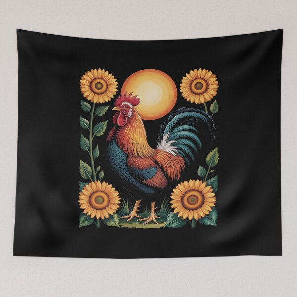 Item preview, Rooster Orange Pattern Rooster Women Men designed and sold by angolinnArt.
