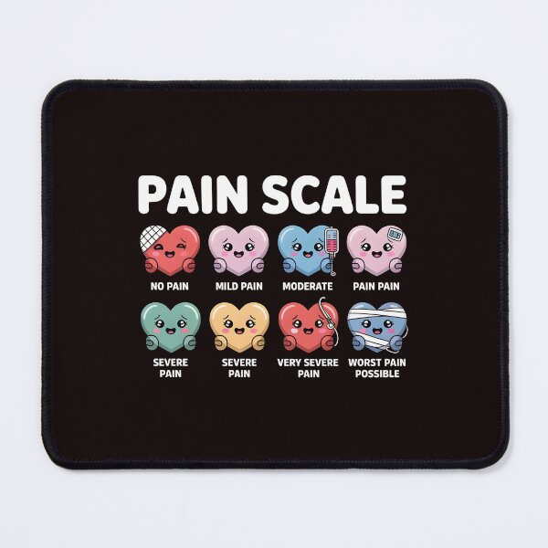 Item preview, Valentine Nurse Pain Scale – Nursing Humor for Healthcare Workers designed and sold by Redgiant87x.