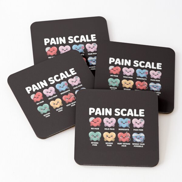 Item preview, Valentine Nurse Pain Scale – Nursing Humor for Healthcare Workers designed and sold by Redgiant87x.