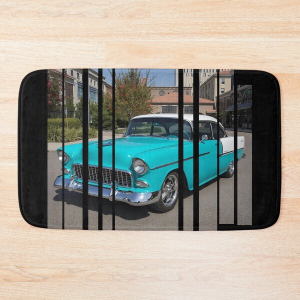 Item preview, Chevy Bel Air 1955, 50s pastel palette, chrome shine, mid-century 4 designed and sold by Neon G.