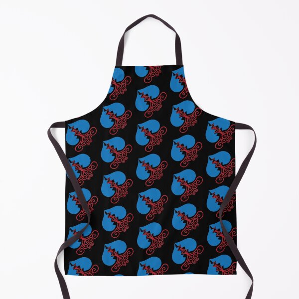 Item preview, Red & Blue Broken Hearts Cascading on Black designed and sold by Digitalmyth's Designs.