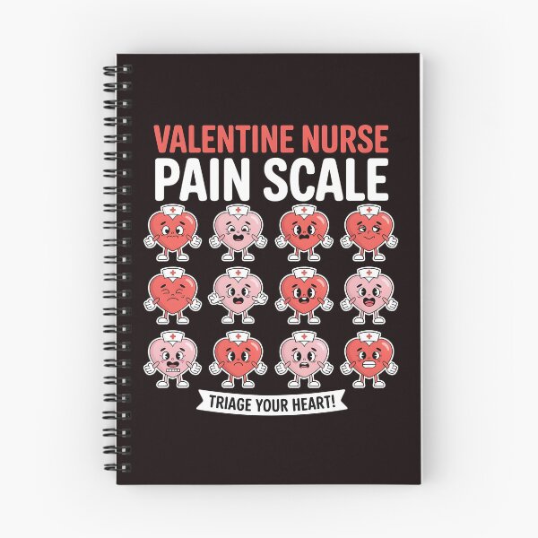 Item preview, Valentine Nurse Pain Scale – Triage Humor Nursing Design designed and sold by Redgiant87x.