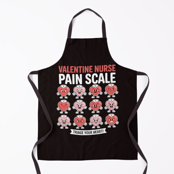 Item preview, Valentine Nurse Pain Scale – Triage Humor Nursing Design designed and sold by Redgiant87x.