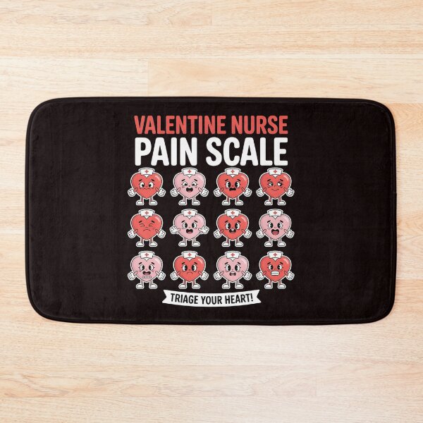 Item preview, Valentine Nurse Pain Scale – Triage Humor Nursing Design designed and sold by Redgiant87x.