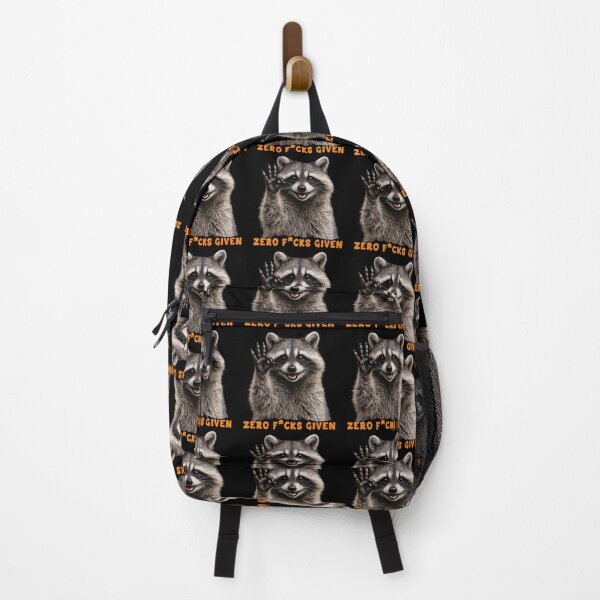 Item preview, Zero F*cks Given Sassy Raccoon designed and sold by TeeARTHY.