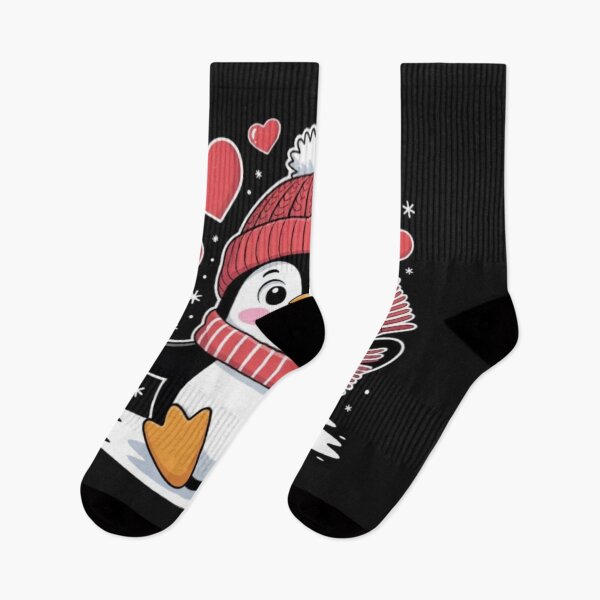 Item preview, Cute Valentine Penguin T-Shirt | Penguin with Heart Balloon Shirt | Kids Valentine Animal Graphic Tee designed and sold by Youpiworld.
