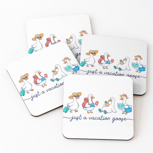 Item preview, Just a Vacation Goose Funny Travel Summer Beach designed and sold by Shivartdesign36.