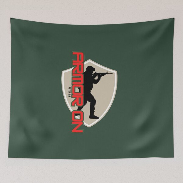 Item preview, ARMOR ON: SOLDIER RED/GREEN designed and sold by PheylandBarthen.
