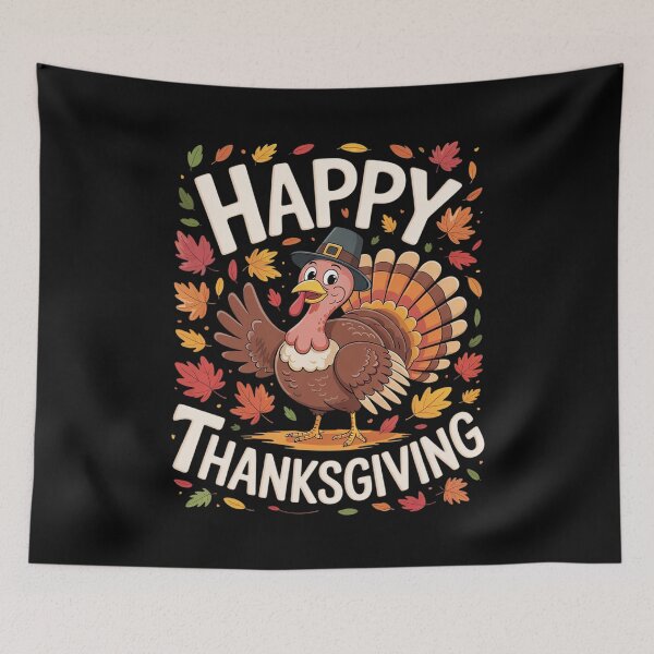 Item preview, Happy Thanksgiving Turkey Family Dinner Thanksgiving designed and sold by joyouartArt.