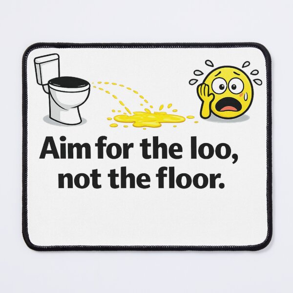 Item preview, Aim for the Loo, Not the Floor designed and sold by OwnYourEdge.