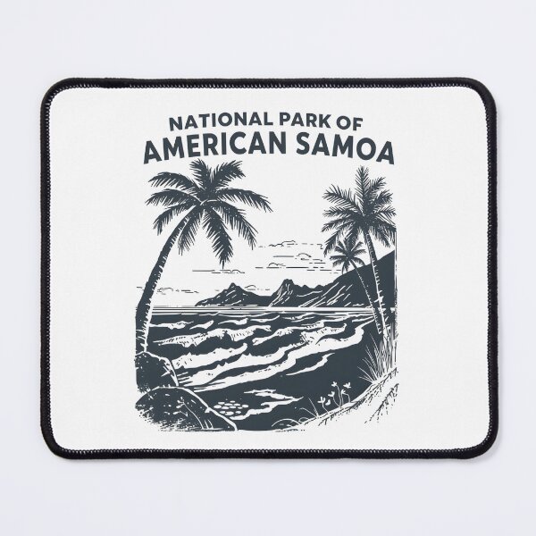 Item preview, National Park of American Samoa designed and sold by GoodOldVintage.