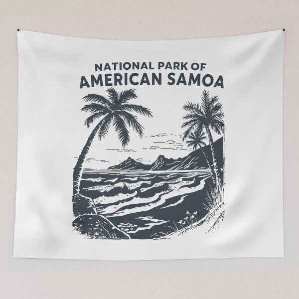 Item preview, National Park of American Samoa designed and sold by GoodOldVintage.