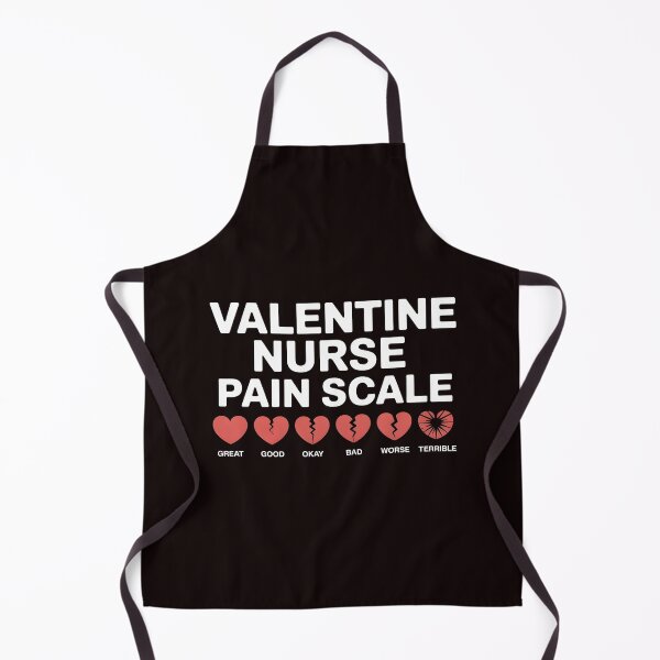 Item preview, Valentine Nurse Pain Scale – Funny Nursing Student Healthcare Quote designed and sold by Redgiant87x.