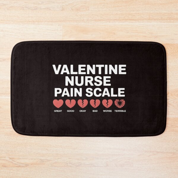 Item preview, Valentine Nurse Pain Scale – Funny Nursing Student Healthcare Quote designed and sold by Redgiant87x.