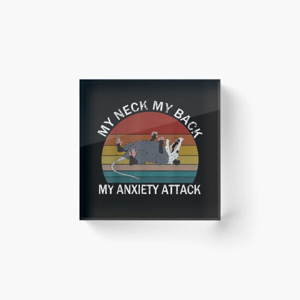 Item preview, My Neck My Back My Anxiety Attack Opossum Sunset , Opossum Gift For Mom Dad Kids designed and sold by Opossum GIFT ★★★★★.
