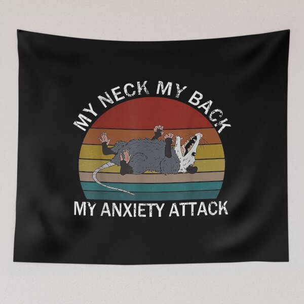 Item preview, My Neck My Back My Anxiety Attack Opossum Sunset , Opossum Gift For Mom Dad Kids designed and sold by Opossum GIFT ★★★★★.