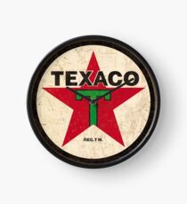 Texaco - Weinlese-Zeichen Uhr