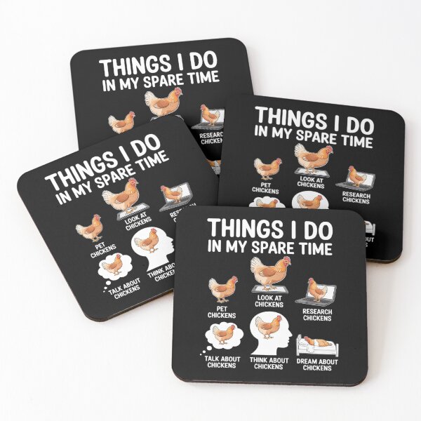 Item preview, Things I Do In My Spare Time Chicken Lover Farmer  designed and sold by angolinnArt.