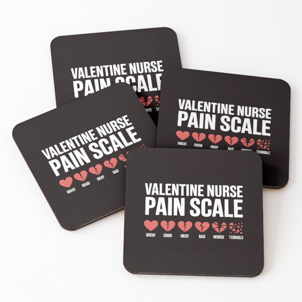 Item preview, Valentine Nurse Pain Scale – Healthcare Humor for Nurses designed and sold by Redgiant87x.