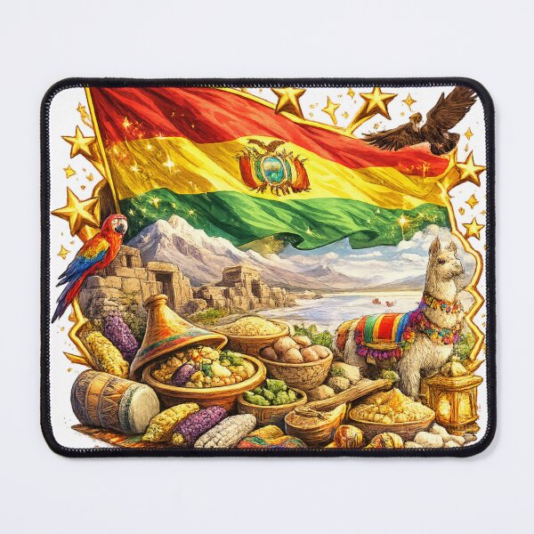 Item preview, Starry Bolivia Logo – Cultural Identity and National Pride designed and sold by K2M.