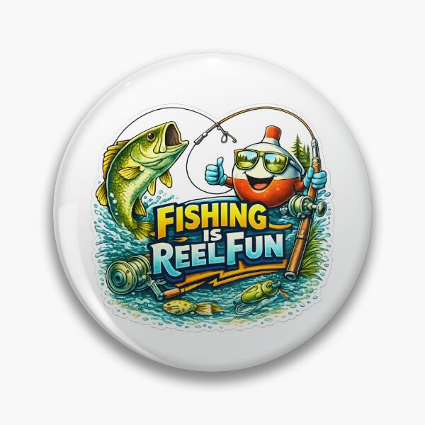 Item preview, Fishing is Reel Fun – Funny Fishing Cartoon Shirt designed and sold by SVALANART.