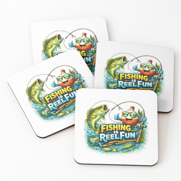 Item preview, Fishing is Reel Fun – Funny Fishing Cartoon Shirt designed and sold by SVALANART.