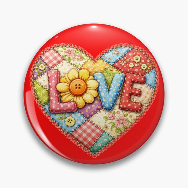 Item preview, Faux Patchwork LOVE designed and sold by Denander-Studio.