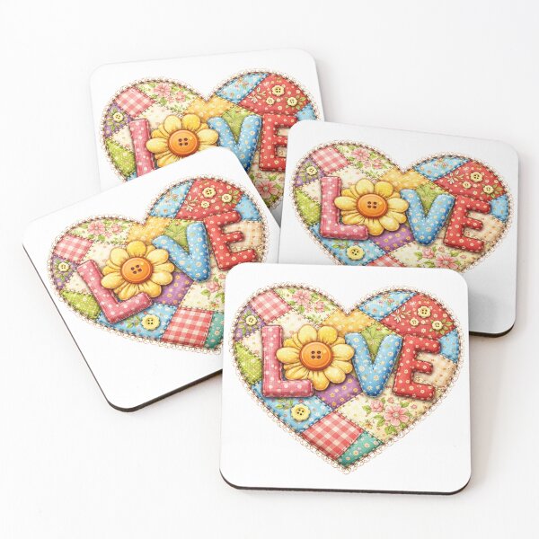 Item preview, Faux Patchwork LOVE designed and sold by Denander-Studio.