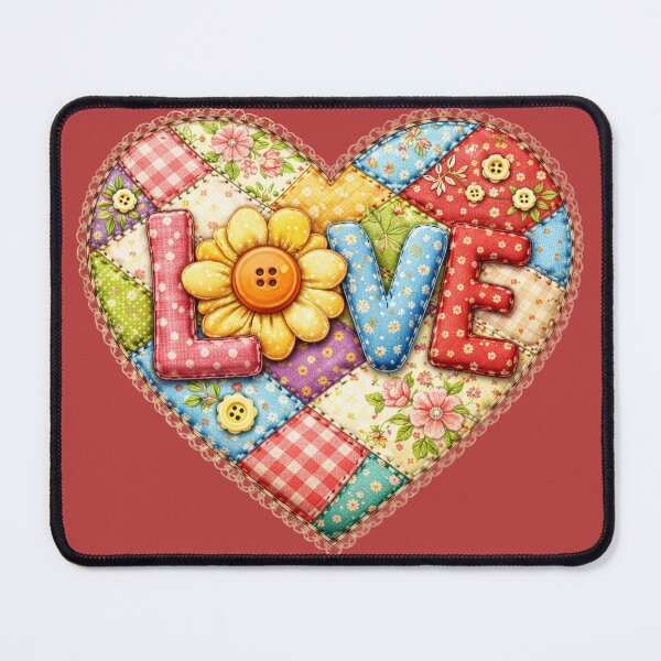 Item preview, Faux Patchwork LOVE designed and sold by Denander-Studio.