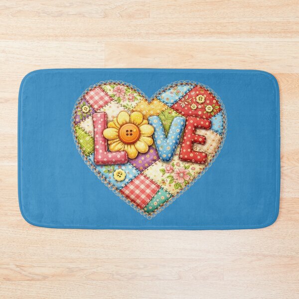 Item preview, Faux Patchwork LOVE designed and sold by Denander-Studio.