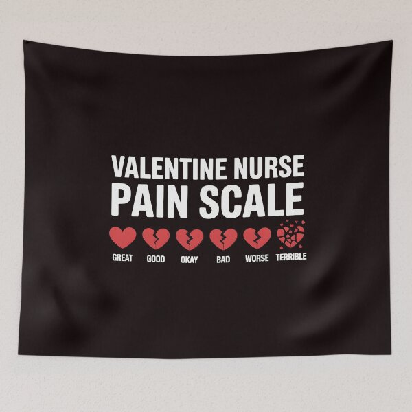 Item preview, Valentine Nurse Pain Scale – Cute Triage Nurse Valentine Design designed and sold by Redgiant87x.