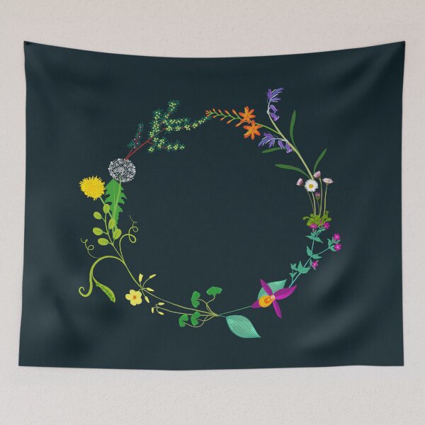 Item preview, Ring of beautiful plants, flowers designed and sold by zillahdee.